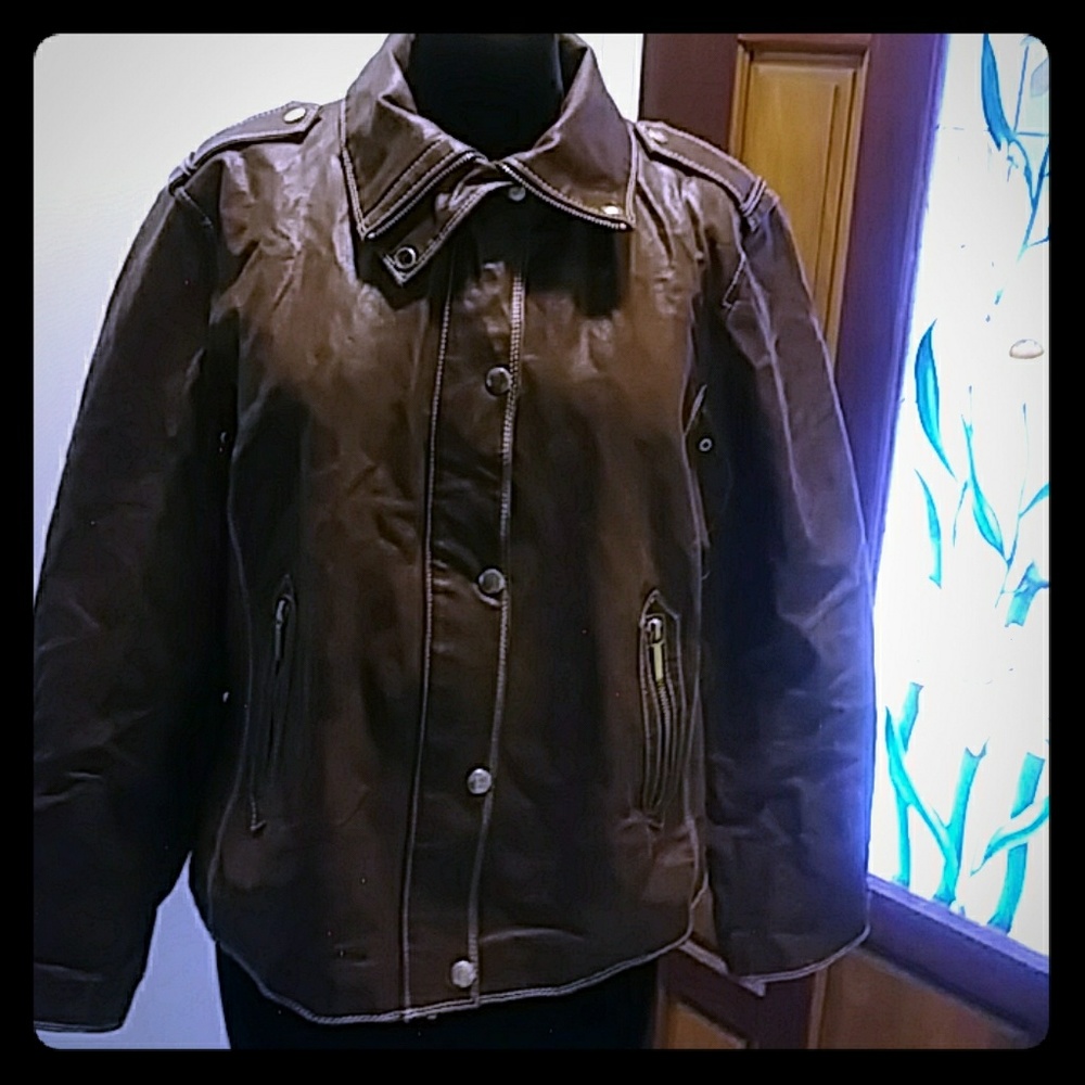 Leather jacket